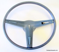 1969-70 Pontiac Blue Deluxe Steering Wheel Assy 