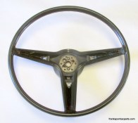 1969-70 Pontiac Dark Green Deluxe Steering Wheel 