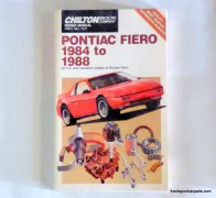 1984-88 Pontiac Fiero Chilton's Shop Manual