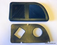 1960's Pontiac Rear Window Defroster Cover with Deflector 