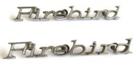 Pair 1971-81 Firebird Fender Emblems