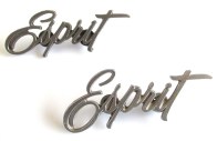 Pair 1972-79 Firebird Esprit Fender Emblems 