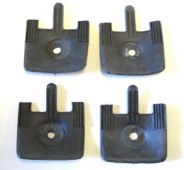 Set 1981 Firebird, Trans Am Seat Track to Carpet Covers