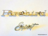 Pair 1978 Firebird Esprit Fender Emblems 