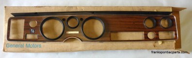 1980-81 Firebird, Esprit NOS GM A/C Dash Bezel 