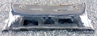 1980-81 Firebird, Trans Am Upper Cowl Panel with Well 