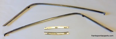 1970-71 Firebird, Trans Am Roof Rail Rubber Channel Set 