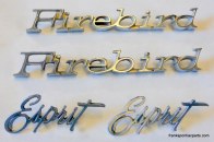 Set 1971-79 Firebird Esprit Front Fender Emblems